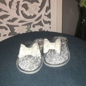 Girls Bow Jelly Sandals